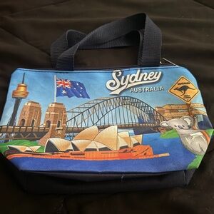 Sydney Australia Themed Blue Tote Bag